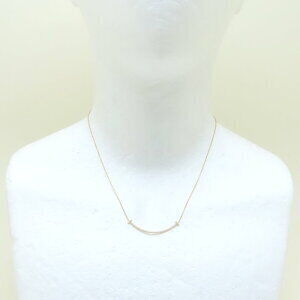 TIFFANY Smile Necklace Diamond Yellow Gold